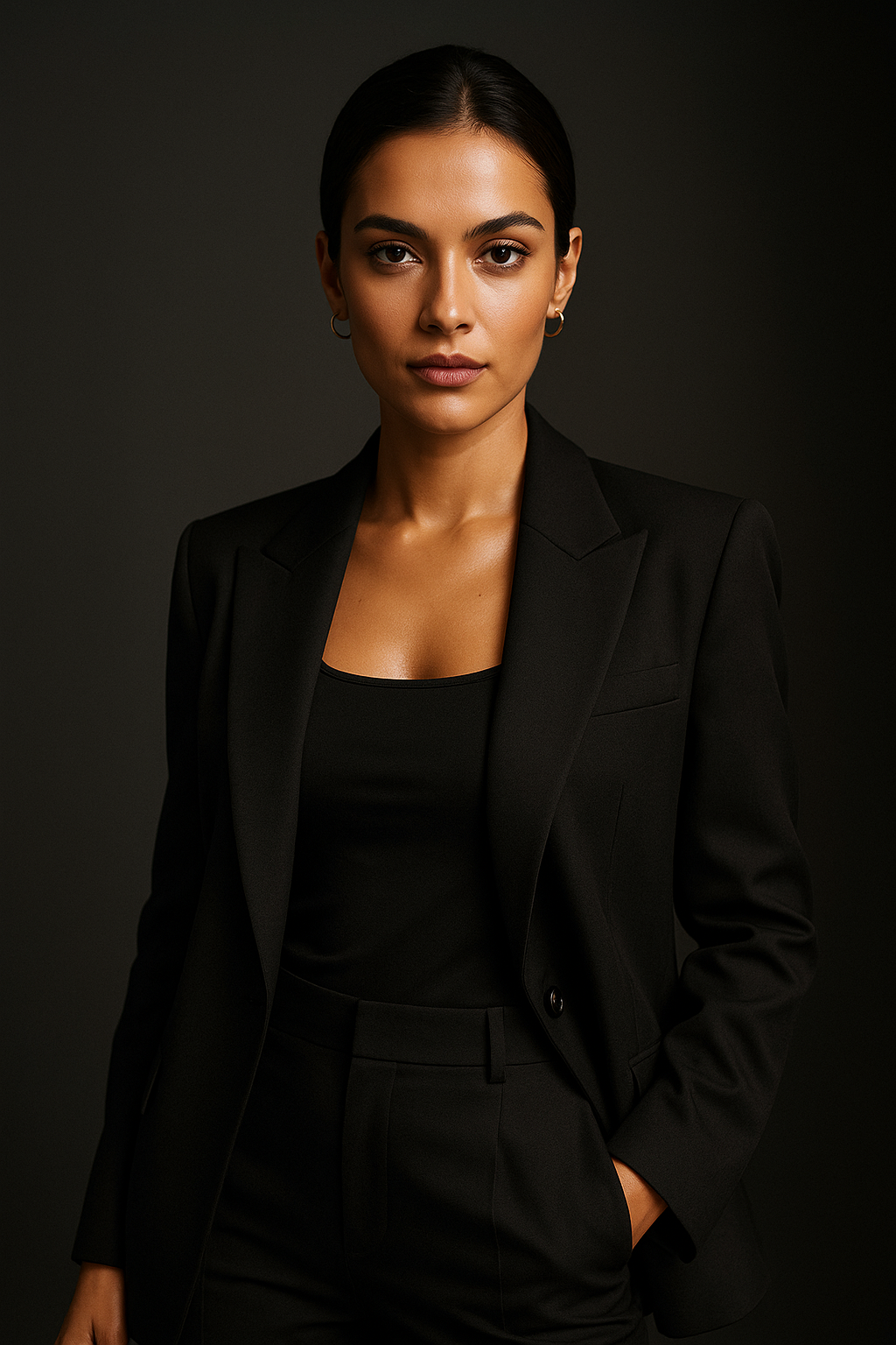 Fashion Editorial Studio Portrait β Vogue Style Pack