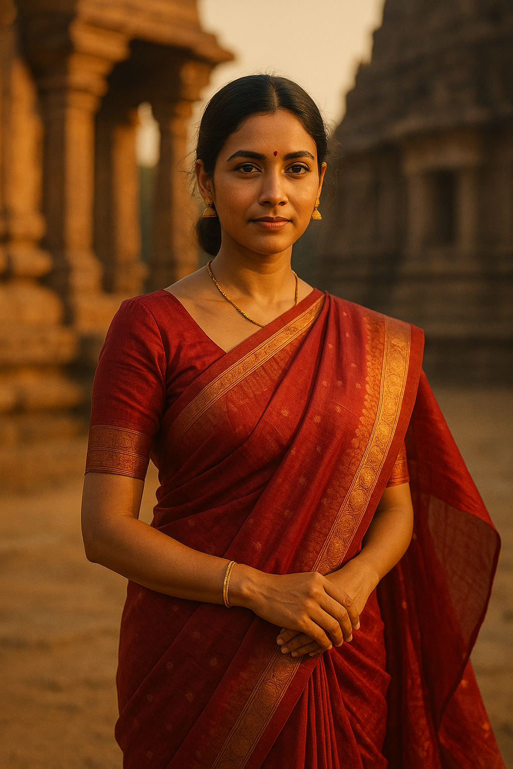 Traditional Portrait at Heritage Temple β Timeless Elegance Pack